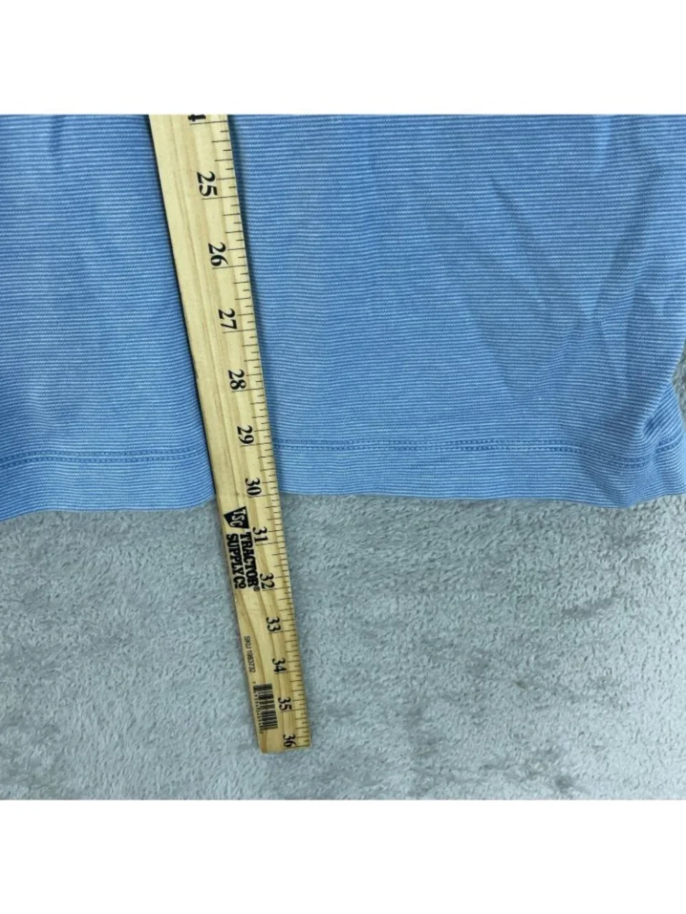NWOT Banana Republic Men's XL Blue Striped Polo Shirt 100% Cotton Short Sleeve